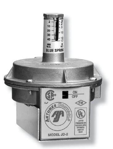 JD2B JD2B Antunes 801111301 Air Differential Pressure Switch. from ANTUNES